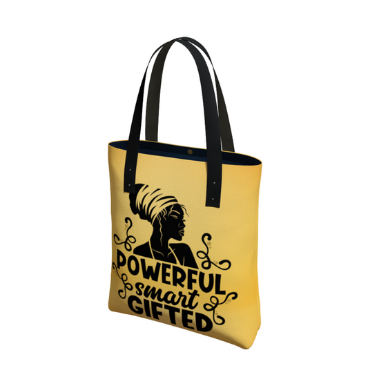 Powerful Golden Urban Tote