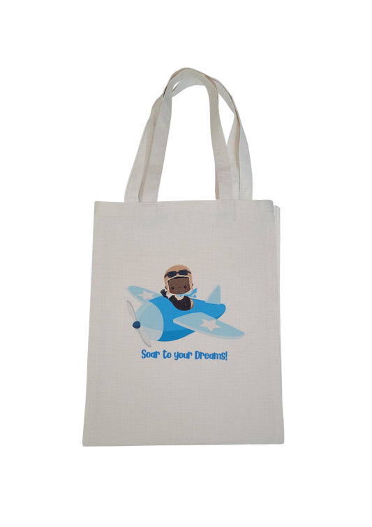 Airplane Boy Tote Bag