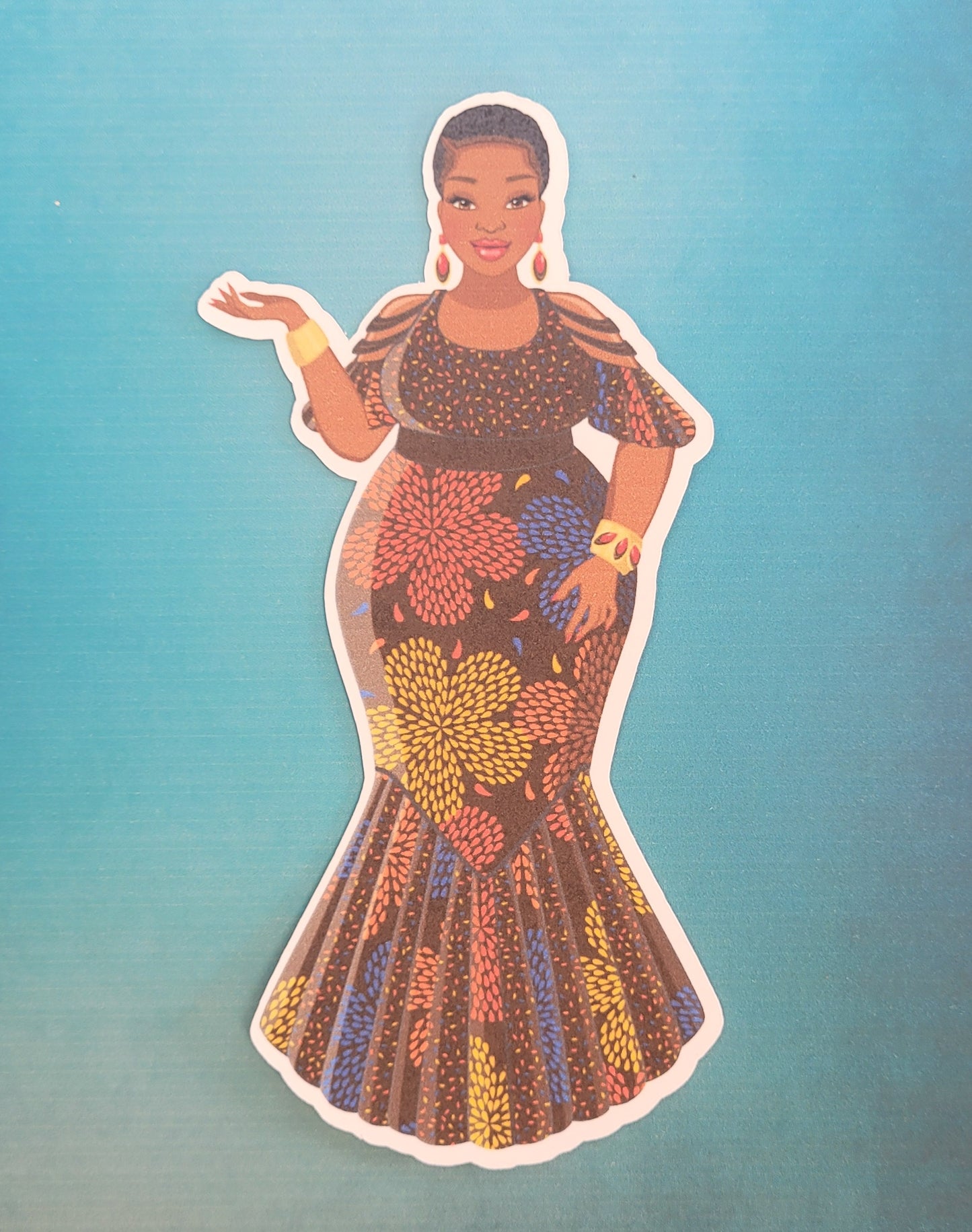 Afro Lady Bookmark