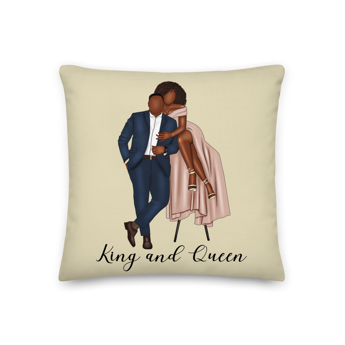 King and Queen Pillow